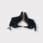 Sole Society  Black Suede Booties Size 5 Photo 4