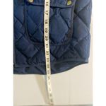 Woolrich Puffer Vest Women’s L Blue Quilted Duck Down Full Zip Winter Pockets Photo 8