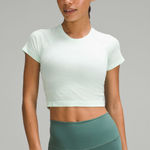 Lululemon  Swiftly Tech Cropped Short Sleeve 2.0 Photo 0