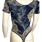 Cosabella Feminine, intimate romantic Bodysuit blue rose - Size Large (Fits M) Photo 8