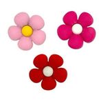 None Flower Crocs Charms 3 piece Set Photo 0