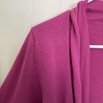 Vertigo Paris NEW Vertigo‎ women’s pink long belted cardigan sweater soft knit relaxed medium Photo 1