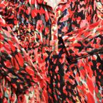 CAbi Watercolor Abstract Print Jersey Shirt Dress Small Comfy Casual Multicolor Photo 6