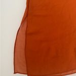 Vintage Orange Sheer Tank Photo 1