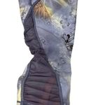 CALIA By Carrie Underwood Purple Pattern Ruched Mesh Ankle Panel Pull On Legging Size L Photo 8