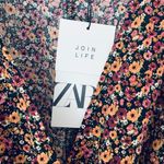 ZARA  floral printed mini dress size M  NWOT Photo 9