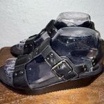 Aquatalia  by Marvin K Gladiator Buckle Wedge Platform Sandal Shoes Size 7  Photo 4