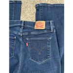 Levi's Levi’s classic bootcut denim jeans mid rise dark wash blue denim women’s 26 Photo 5