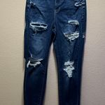 American Eagle Next Level Curvy Hi-Rise Jegging Denim Jeans Distressed Size 8 Photo 1