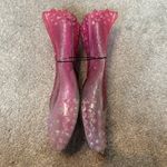 Wet Seal  Pink Ombre Glitter Studded Jelly Flats Size 6 Photo 2