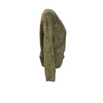 Urban Outfitters  olive green v neck fuzzy sweater size S Photo 2