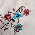 Jealous Tomato Cream Embroidered Sweater Size Small Photo 6