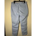 Talbots  Dusty Blue Cargo Cotton Pants Size 8 Photo 5