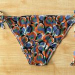 Solid & Striped Iris Printed Side Tie Mesh Bikini Bottom in Optic Swirl - Large Photo 14