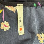 Shorts Romper Navy Blue Floral Print Wrap Front from ModCloth by Gilli Size L Photo 8