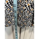 Denim & Flower  Long Sleeve Button Up Blouse Size Medium Polka Dot‎ Collar Photo 2