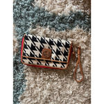 Spartina 449  Stoddard‎ Houndstooth Wristlet Wallet Clutch Organizer Travel Purse Photo 1