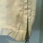 frame denim FRAME Banded Bottom Moto Pants Off White Cropped Relaxed Denim Size 33 NWT Photo 14