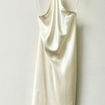 Amanda Uprichard  x REVOLVE Claudia Slik Halter Mini Slip Dress Ivory Women's XS Photo 0