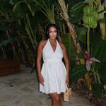 ZARA  White Lace Halter Dress mini dress lace Bohemian Summer Casual vacation  Photo 1