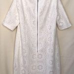 Adrianna Papell White Eyelet Lace Dress Photo 2