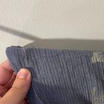 After Six  Ruffle Tiered‎ Skirt Metallic Pleated Midi Dress Size XS Photo 7