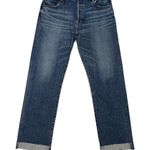MOUSSY VINTAGE Harris Straight Step Hem Jeans Button Fly Waist 30 Made In Japan Blue Photo 2