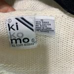 Vintage floral embroidered embellished pearl‎ sweater cardigan small cottagecore White Photo 4