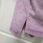 Source Unknown Womens Oversized Tshirts Tops Blouse Mineral Wash Exposed Seam Purple Size 3x Photo 7