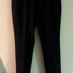 ZARA  Basic Black Trouser Pants Work Career Basic Lace Hem Pockets Simple Capsule Photo 0