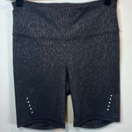 Old Navy Active Womens Go-Dry Athletic Bike Shorts Black Cheetah Pocket Sz Large Photo 0