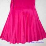 Hutch Anthropologie  Barbiecore hot pink sleeveless fit and flare scuba dress, 1X Photo 9