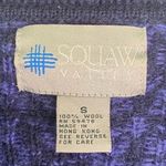 Squaw Valley Nordic Wool Sweater Button Front Blue Size XS Photo 3