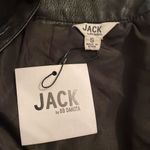 Jack by BB Dakota Black Faux Leather Twice Shy Overall Dress Womens Sz Small NEW Photo 1