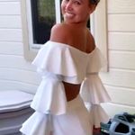 New, Liang Xuans Luxury Designer White 2 Piece Jumpsuit. Size 4 Photo 5