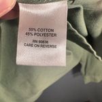 Port Authority  Womens Olive Green Button Down Blouse Long Sleeve Cotton Size XL Photo 3