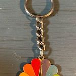 Vintage/Rare NBC Peacock Logo Keychain Red Photo 0