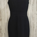 Loft  Petite Black Sleeveless Sheath Dress Size 6 Knee‎ Length Photo 0