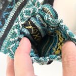 Royal Collection Hippie Hobo Bag Lotus Flower Crossbody Shoulder Bag Bohemian Blue Photo 3