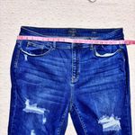 Judy Blue Distressed Skinny Blue Jeans Size 22W Photo 2