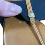 Italian Shoemakers  Flat Dressy Thick Band Sandals Summer Black & Tan Women 6 Photo 6