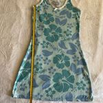 Omighty Blue Hibiscus Floral Dress Photo 6