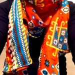 Bright and Beautiful Large Women’s Scarf Orange Photo 0