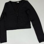 H&M Black Long Sleeve Cardigan Sweater Shawl Size S π€ Photo 0