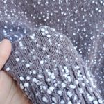 Andrée Andree by unit grey white speckled popcorn sweater M Photo 1