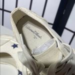 Universal Threads Universal Thread Cream and navy blue Star Sneakers Photo 5