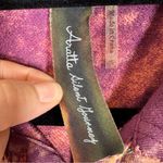 Aratta Silent Journey Purple Orange Long Sleeve Dress Womens S Casual Boho Artsy Pink Photo 7