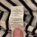 Lucky Brand Black and White Cap Sleeve Graphic Blouse Photo 2