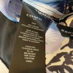 Coach X Kaffe Fassett Print Floral Black Lavender size 4 Asymmetric Hem Photo 10