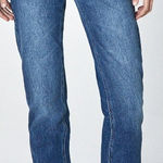 Unpublished  Jeans GEORGIA Mid Rise Straight Blue Jeans, MSRP $115, size 26 Photo 0